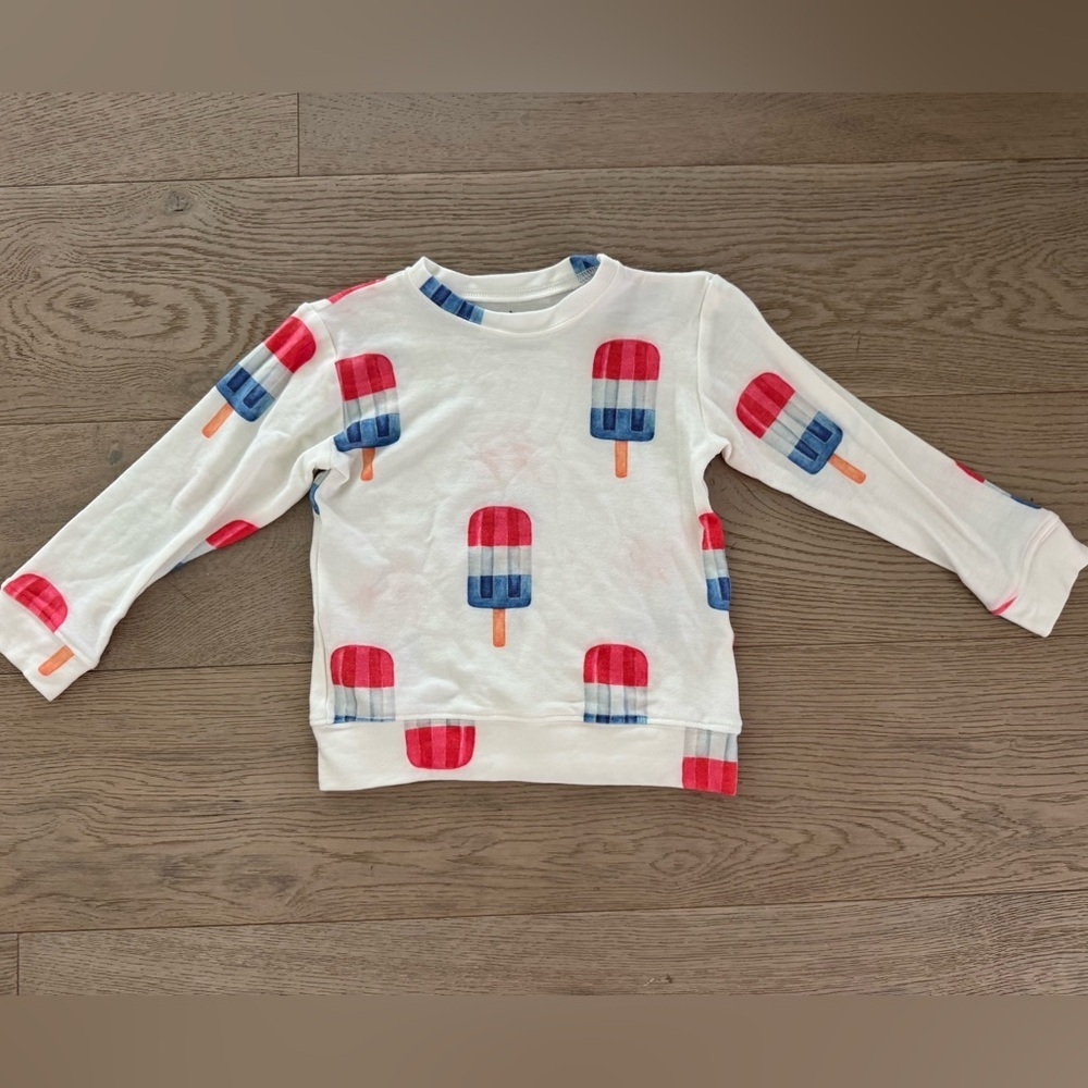 Unisex Brokedown Clothing soft bomb pop-popsicle pullover sweatshirt size 5